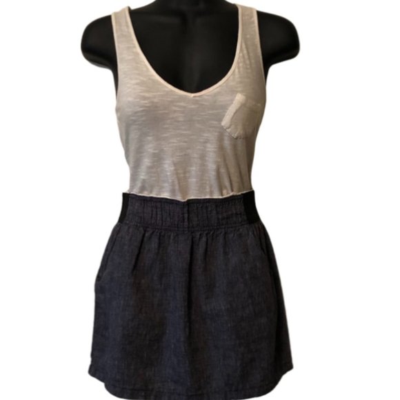 Denim Mini Dress - Picture 1 of 5